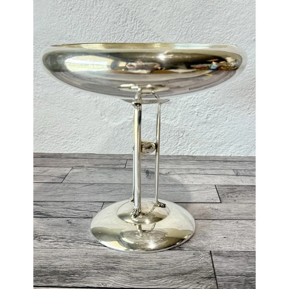 Vintage Imperial EPNS A1 Silver-Plated Pedestal Tazza Centerpiece Compote Bowl